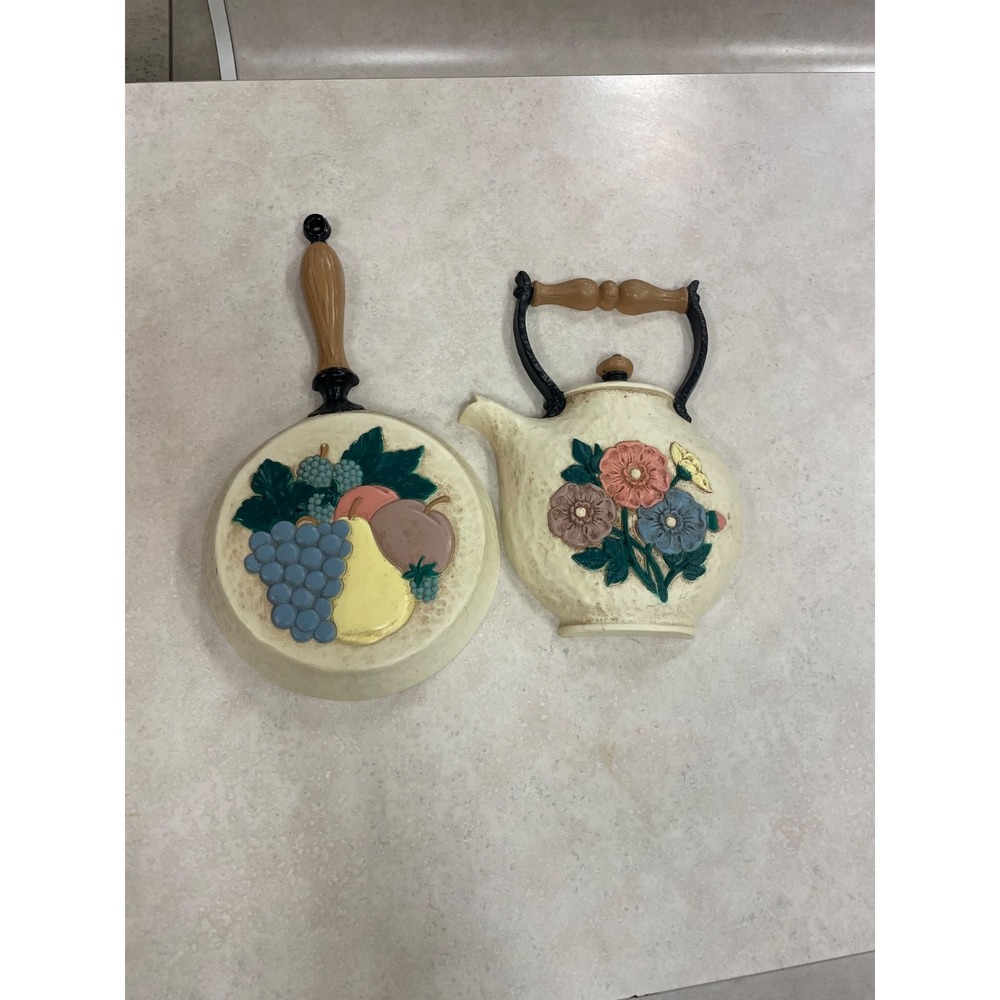Vintage Home Interior Kitchen Wall Plaques Wall Decor 1995 Cottagecore